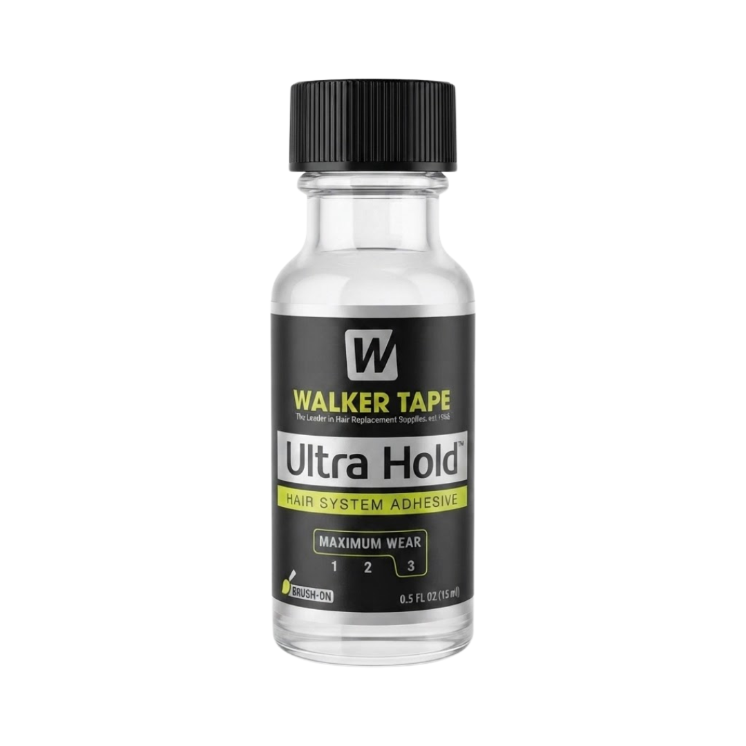 Walker Tape Ultra Hold Hair System Adhesive Brush-On Maximum Wear, 0.5 oz / 15 ml