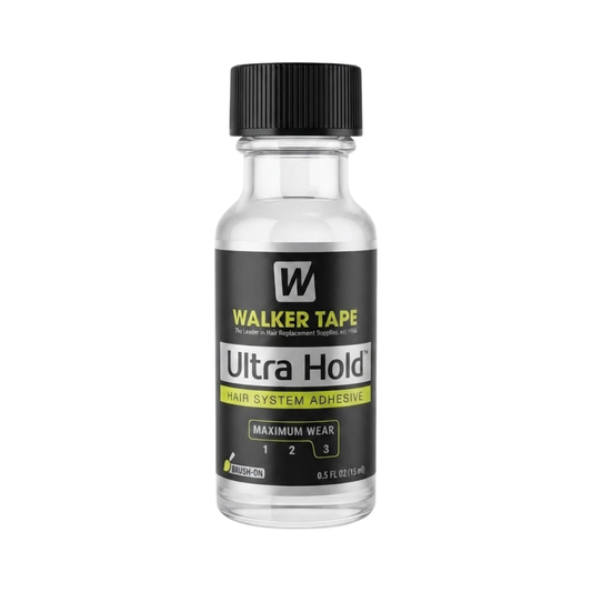 Walker Tape Ultra Hold Hair System Adhesive Brush-On Maximum Wear, 0.5 oz / 15 ml