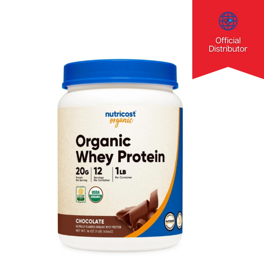 Nutricost Organic Whey Protien Chocolate Flavor 456g / 16oz