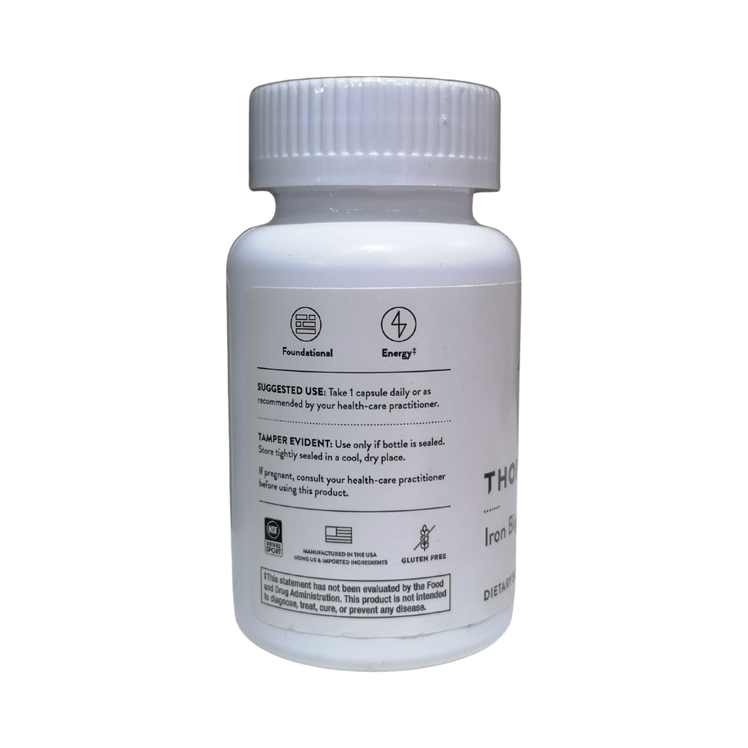 Thorne Iron Bisglycinate, 60 Capsules