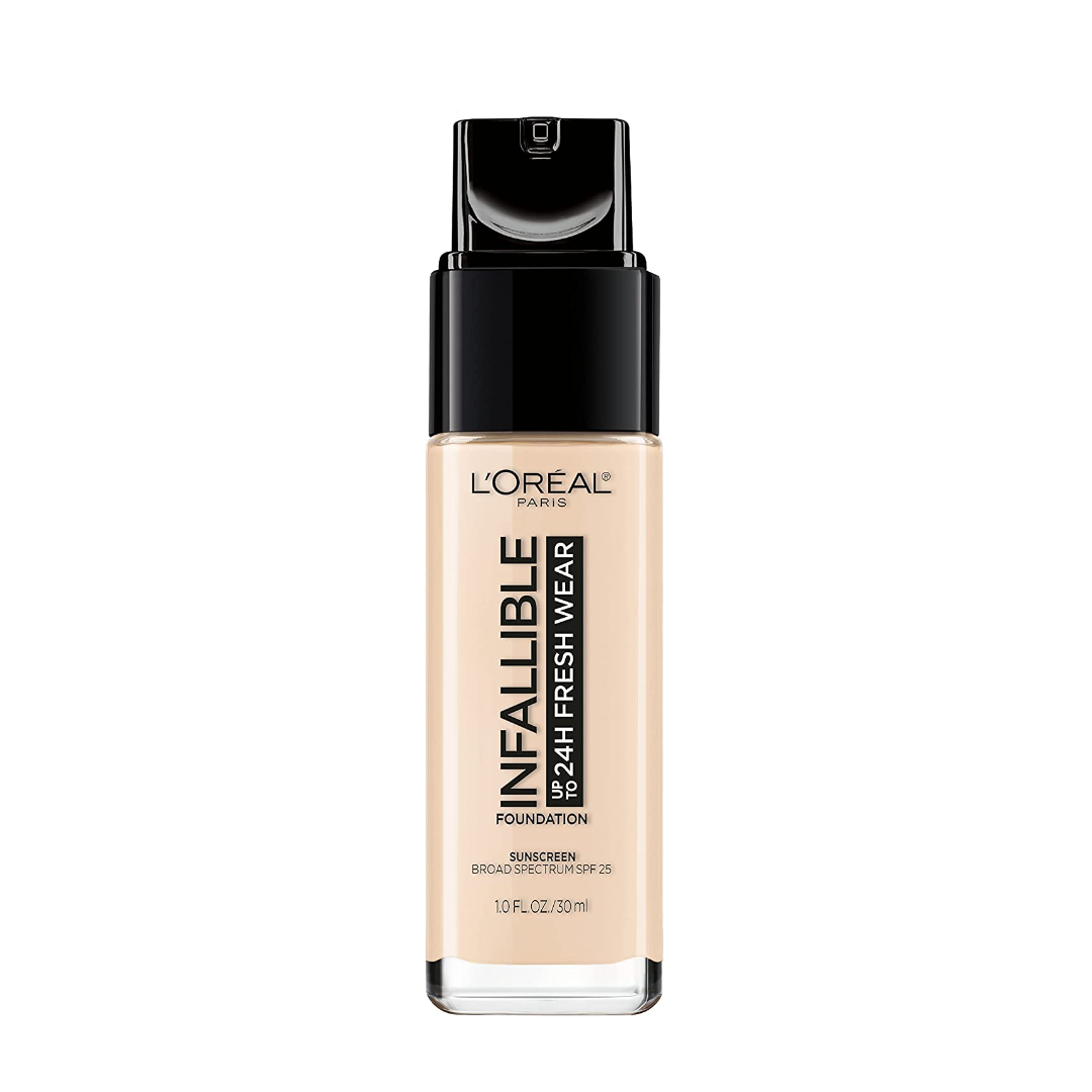 L'Oreal Paris Infallible Foundation Up to 24H Fresh Wear with Sunscreen SPF 25 1.0fl oz/ 30ml