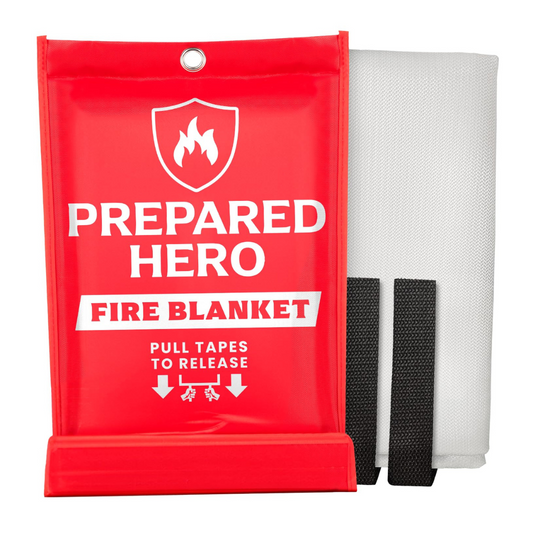 Prepared Hero Fire Blanket 100cm x 100cm (1 Count)