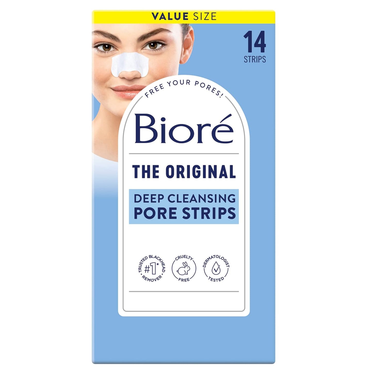 Biore The Original Deep Cleansing Pore Strips, 14Nose Strips