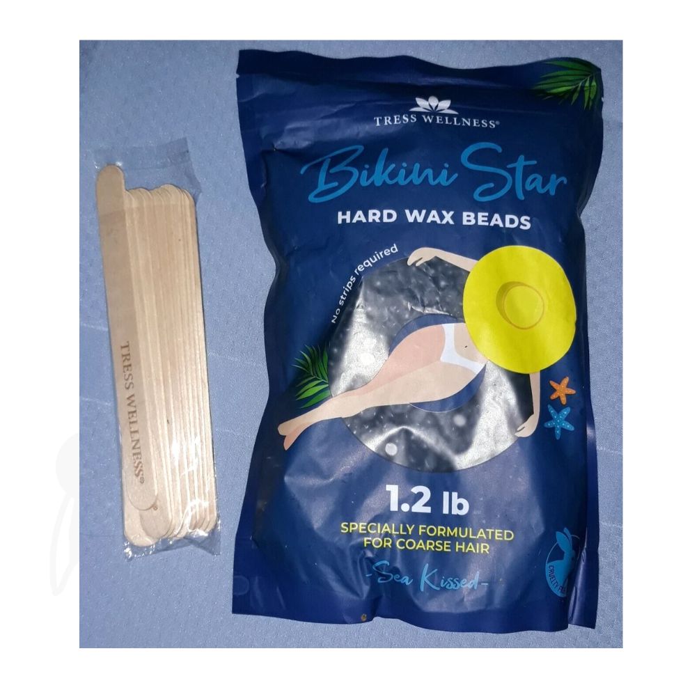 Tress Wellness Bikini Star Hard Wax Beads For Hair removal, 1.2 Lb