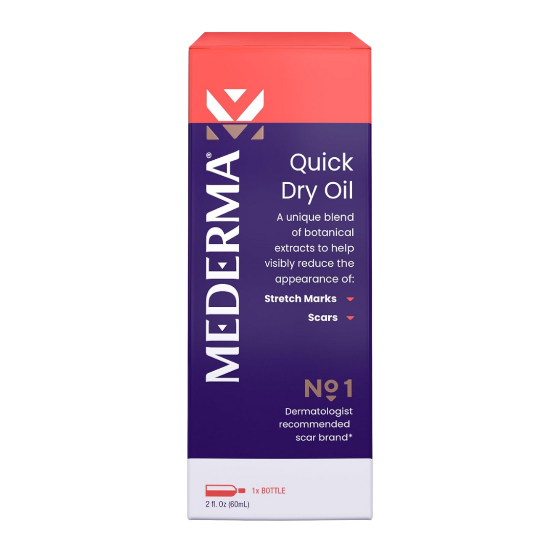 Mederma Quick Dry Oil for Stretch Marks and Scars, 60 ml / 2 fl oz