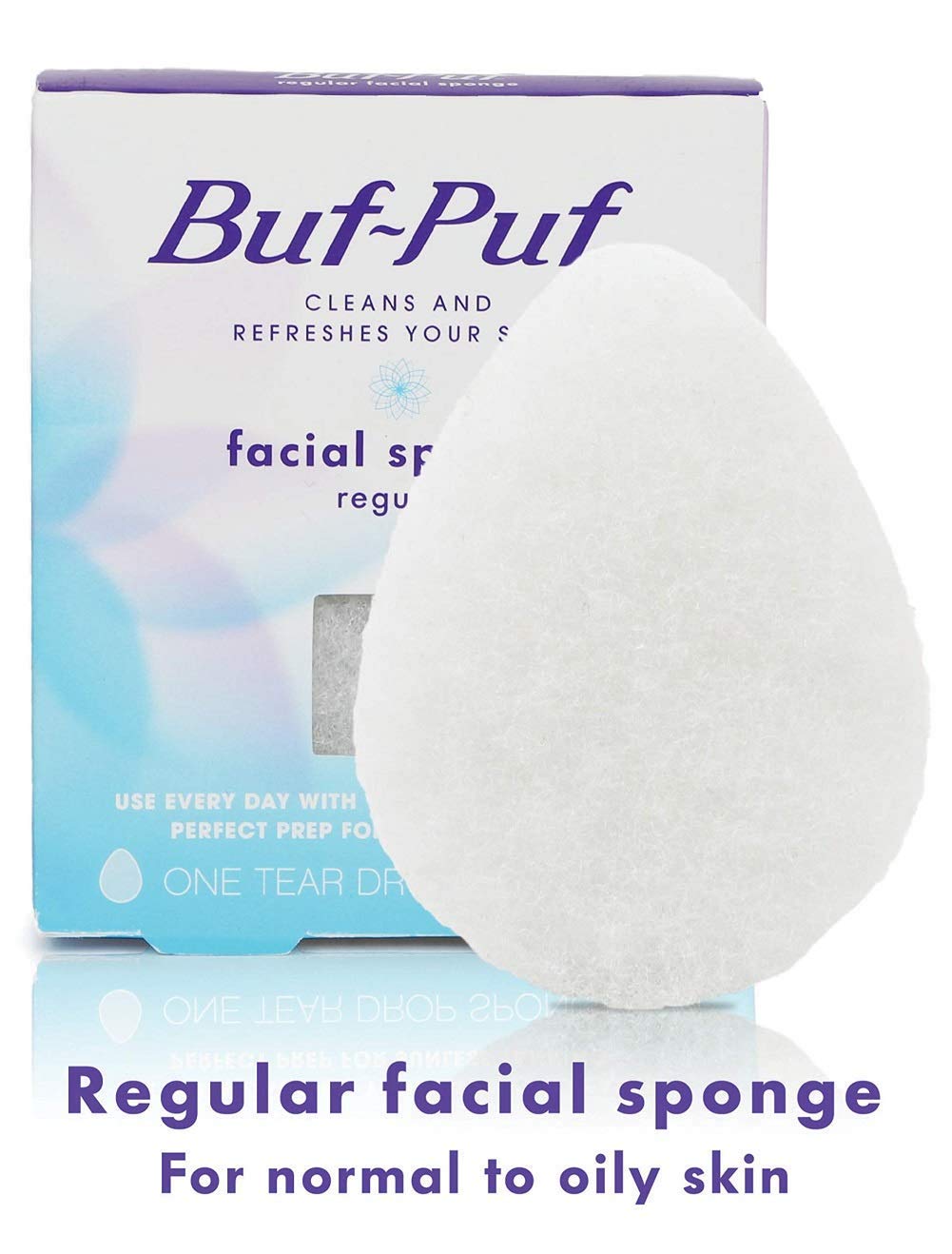 Buf-Puf Regular Facial Sponge Cleans and Refreshes - 1 Each