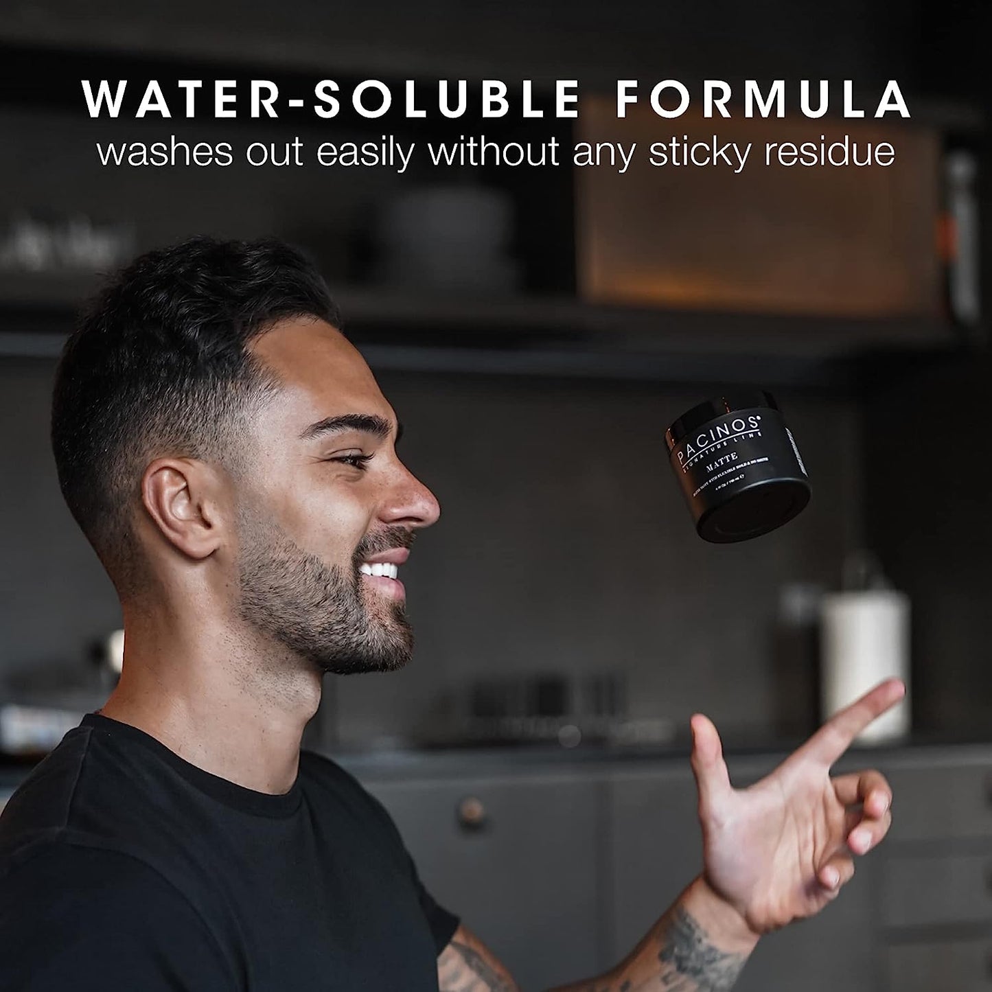 Pacinos Signature Line Matte Paste wtih Firm Hold & No Shine Finish 4 fl oz / 118ml