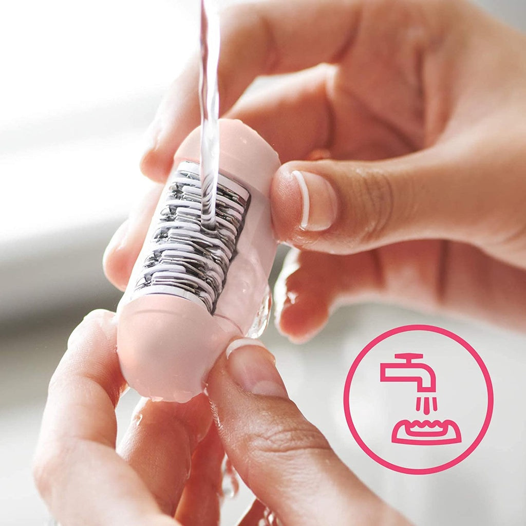 Philips Satinelle Essential Compact Hair Removal Epilator for Legs, 1 Accessories (BRE235)