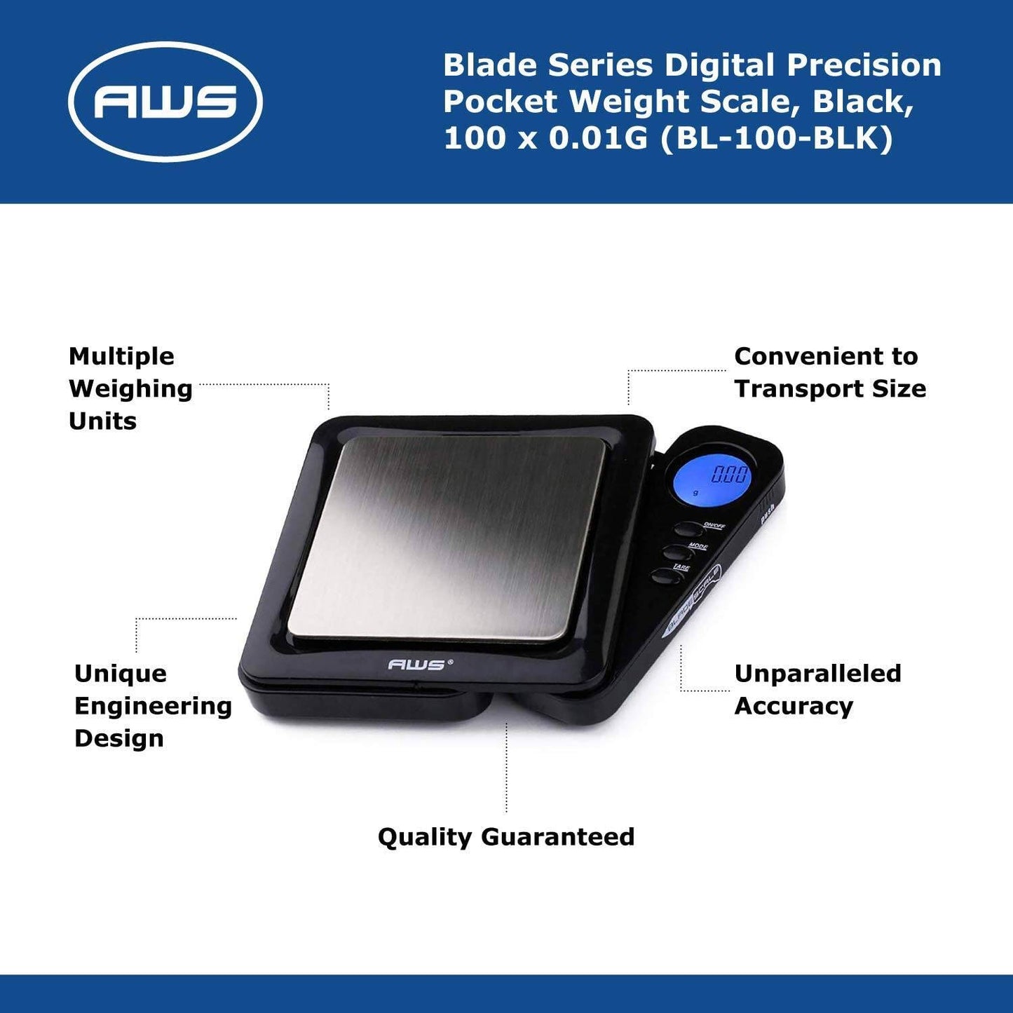 AWS Blade-100 Digital Pocket Scale