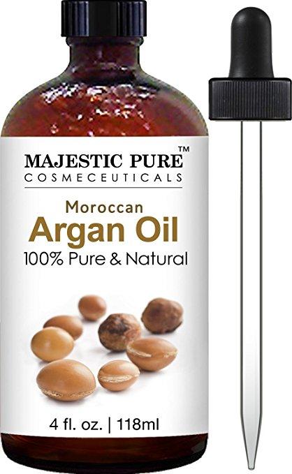 Majestic Pure Moroccan Argan Oil, 100% Pure and Natural 118ml