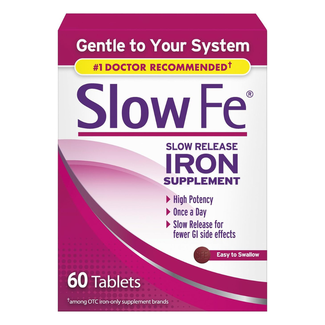 Slow Fe Slow Release Iron Supplement 60 Tablets