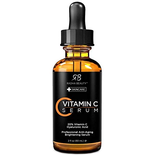 Radha Beauty Skin Care Vitamin C Serum for Face, Anti-aging 60 ml 2 oz
