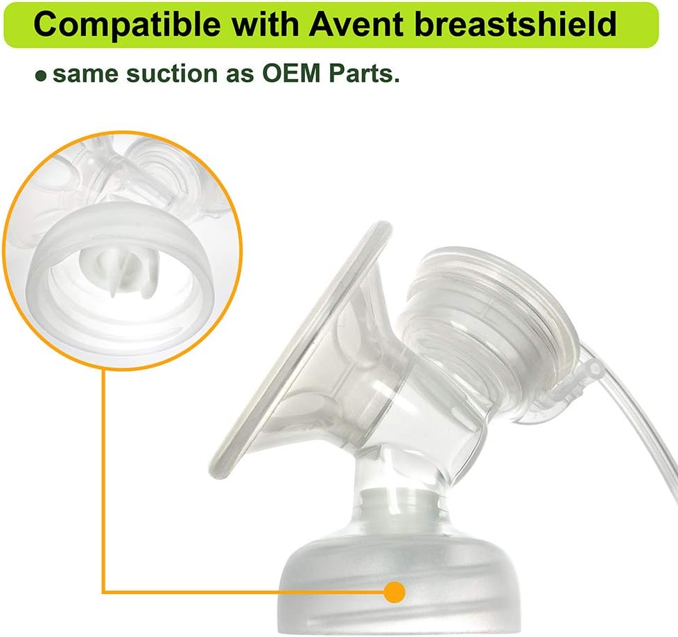 Nenesupply Valves For Medela Breastpumps & Avent Breastpumps (4 White Valves)