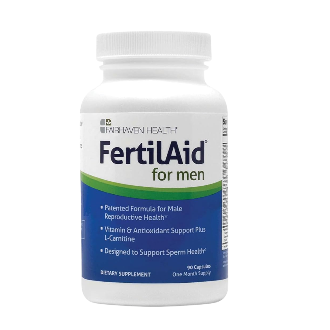 Fairhaven Health FertilAid for Men Dietary Supplement, 90 Capsules