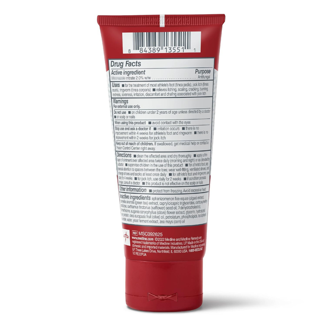 Medline Remedy Clinical Treat Antifungal Ointment Unscented, 71 g / 2.5 oz