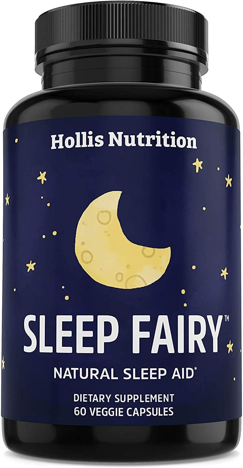 Sleep Fairy Natural Sleep Aid Anxiety & Insomnia Relief Supplement w/ Valerian Root, 60 Vegan Caps