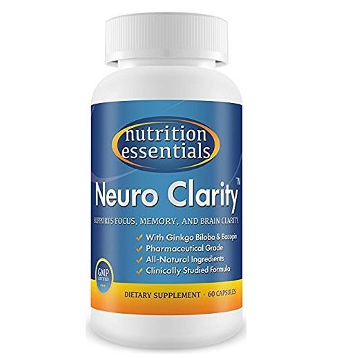 Nutrition Essentials Neuro Clarity, Support Focus, Memory and Brain Clarity, 60 Capsules