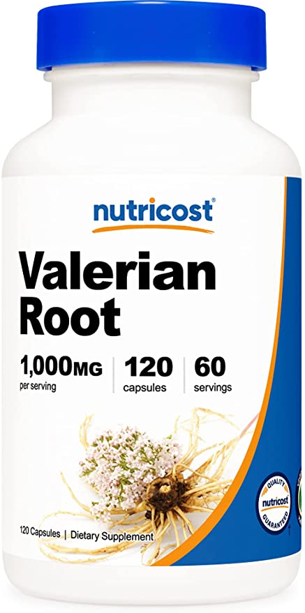 Nutricost Valerian Root 1000mg Per Serving 120 Vegetarian Caps