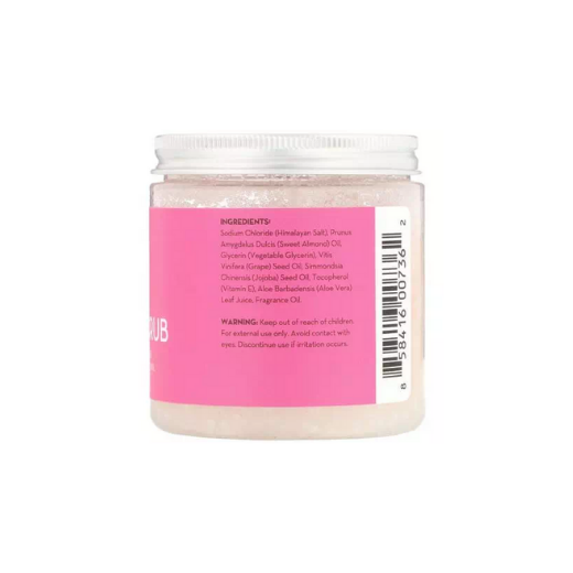 Pure Body Naturals Himalayan Pink Salt Exfoliating Scrub, 12 Fl. Ounce