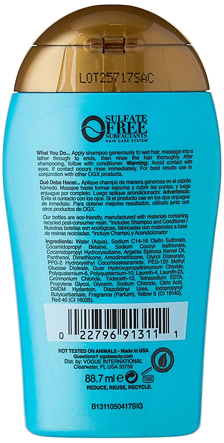 OGX Renewing + Argan Oil of Morocco Shampoo, 3 oz / 88.7 ml