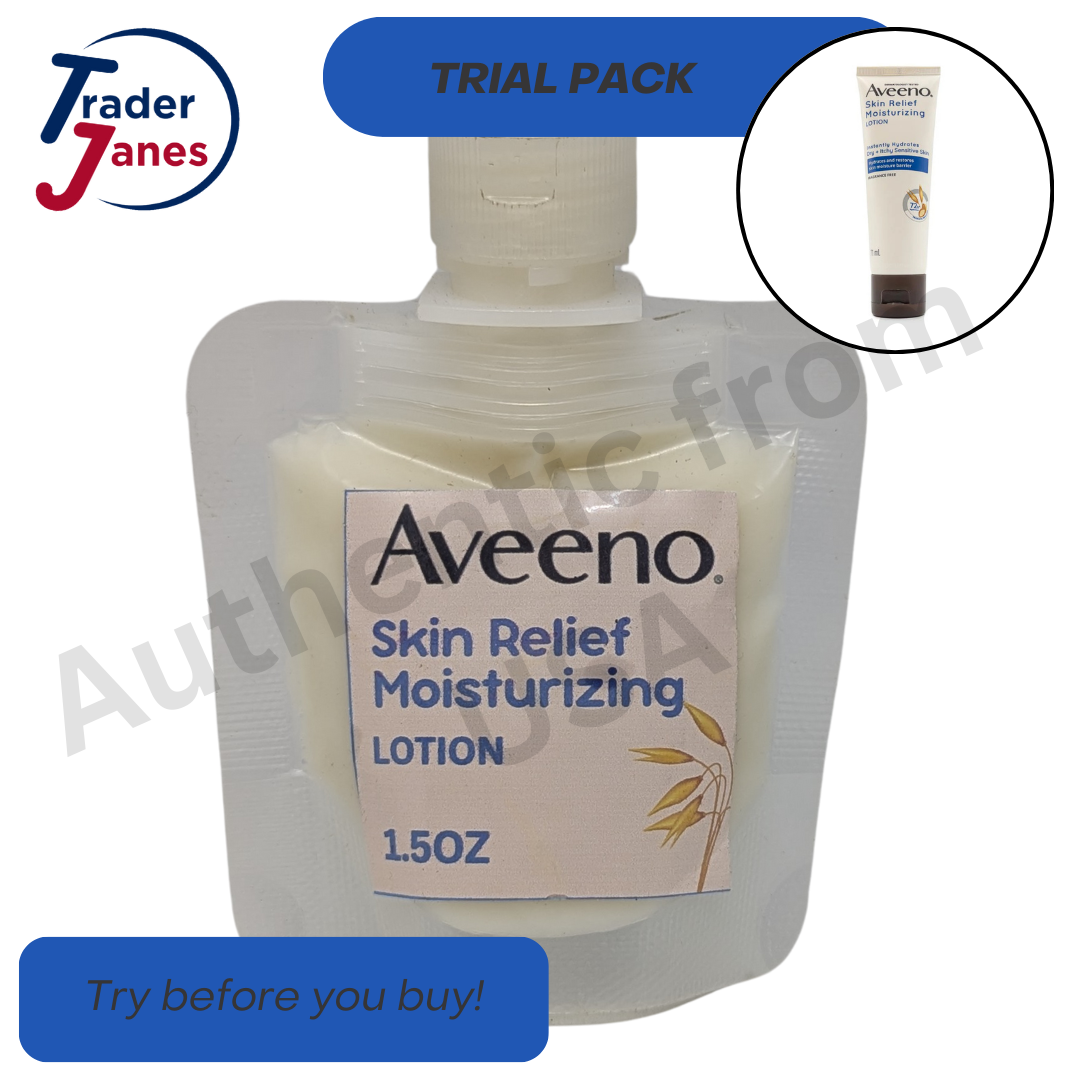 Trial Size Aveeno Skin Relief Moisturizing Lotion Fragrance Free, 1.5 oz