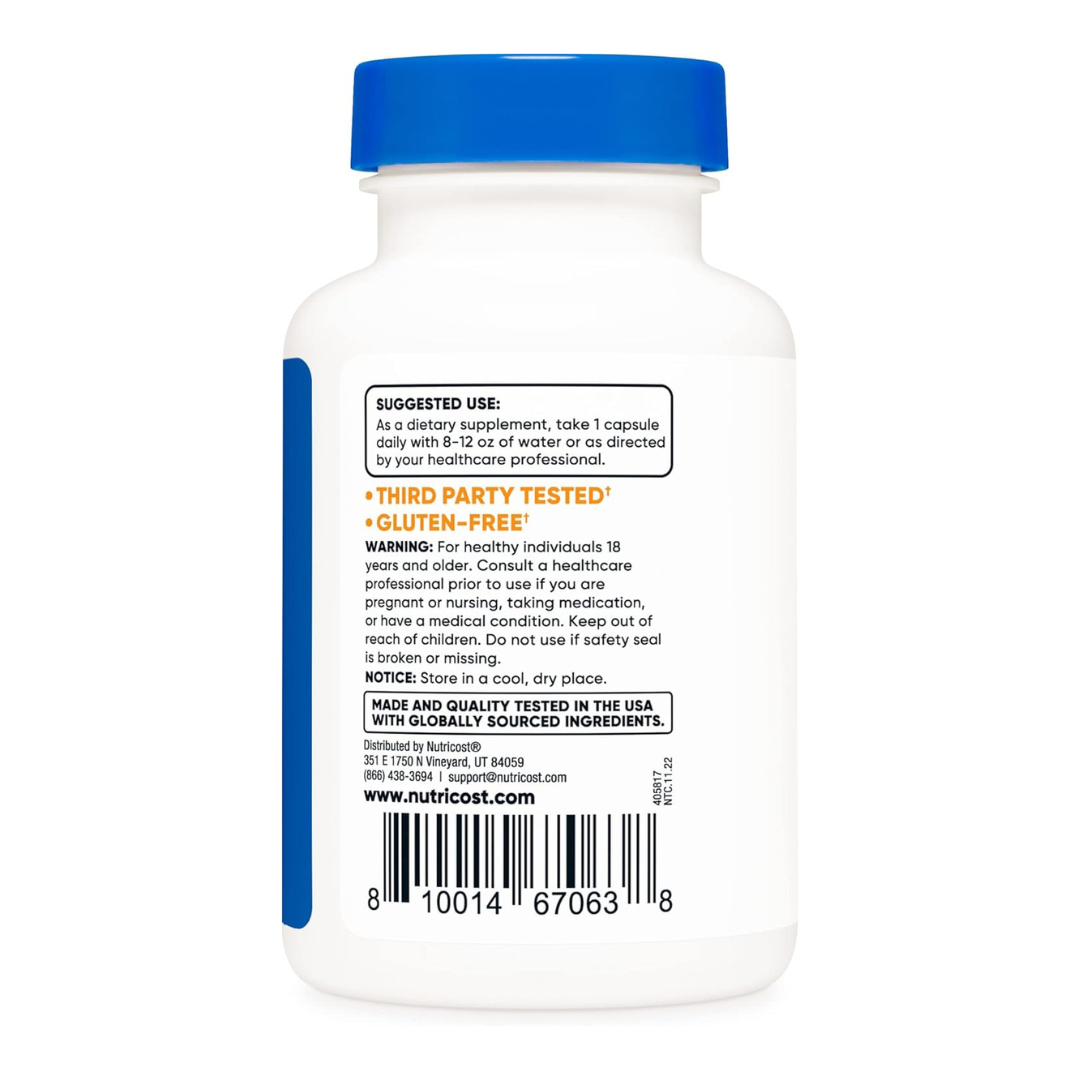 Nutricost Beta Glucan 1,3/1,6 500mg Supplement 60 Capsules