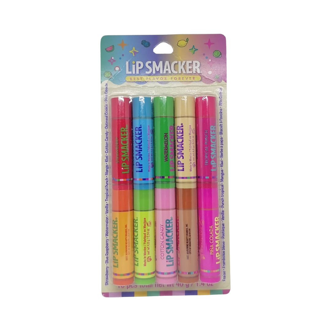 Lip Smacker Original Lip Balm, 10 Flavor
