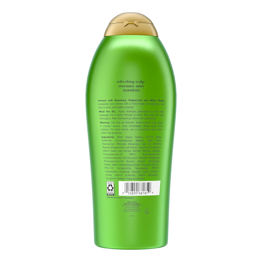 OGX Extra Strength Refreshing Scalp + Rosemary Mint Shampoo, 750 ml / 25.4 oz