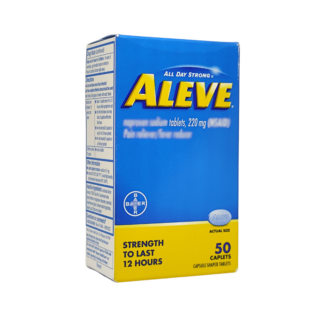 Aleve All Day Strong 220mg Reliever, 50 Caplets