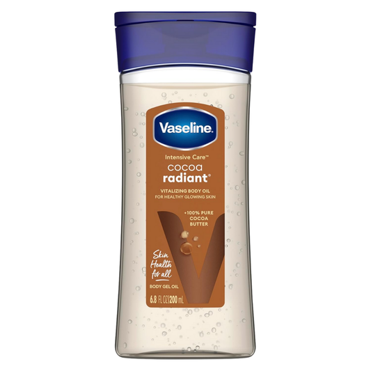 Vaseline Intensive Care Cocoa Radiant Body Gel Oil, 6.8 oz / 200 ml