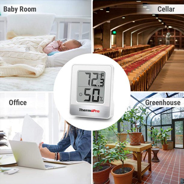 ThermoPro TP49 Indoor Humidity & Temperature Monitor 1 Count NO BOX