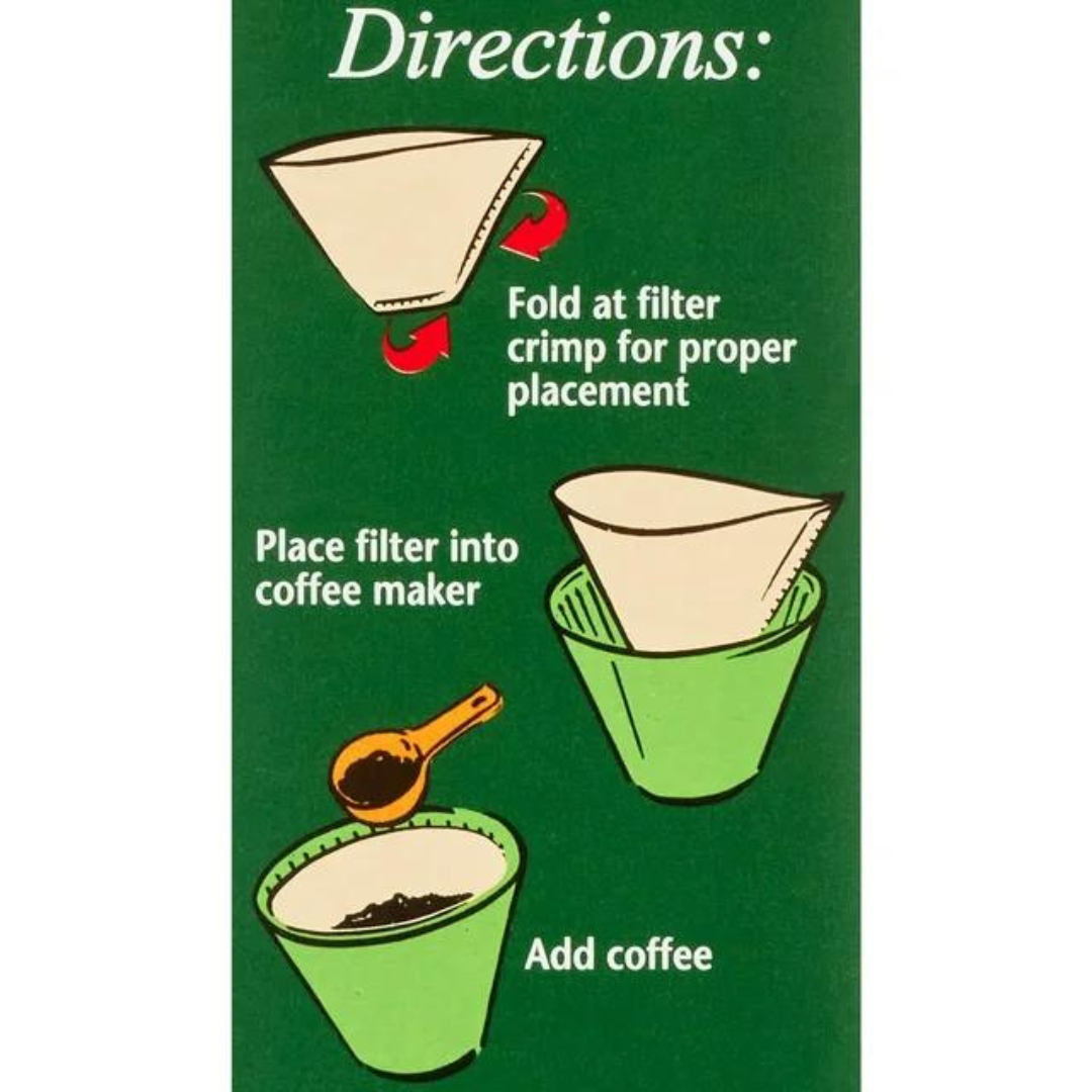 Melitta Natural Brown Coffee Filters Brews Rich Flavors Coffee 100 Count