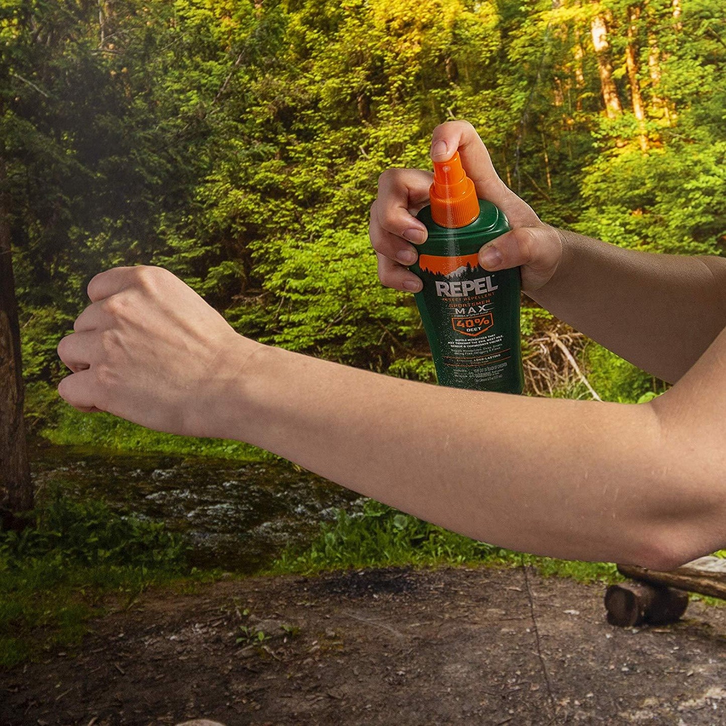 Repel Insect Repellent Sportsmen Max Formula Spray Pump 40% DEET, 222 ml / 7.5 oz
