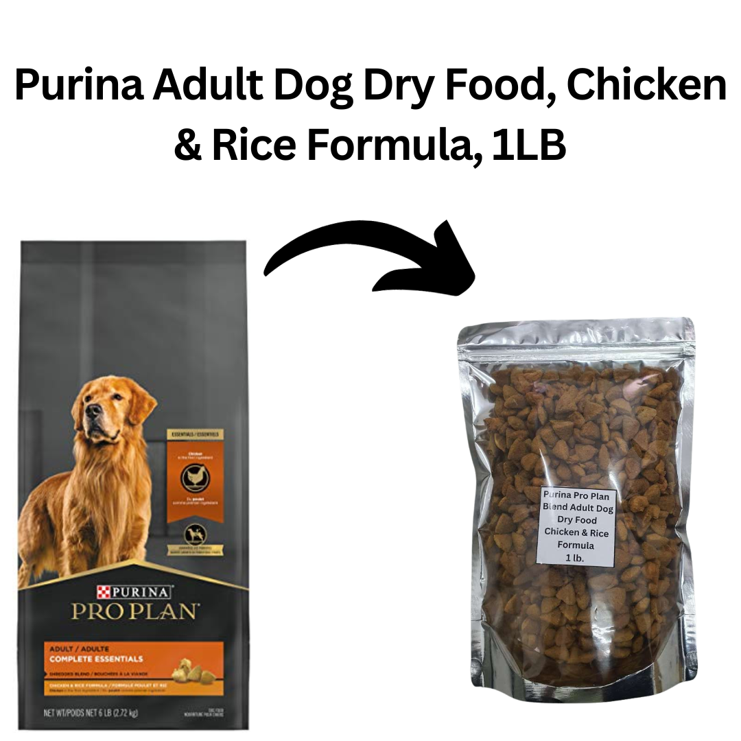 Purina Pro Plan with Probiotics Shredded Blend High Protein, Adult Dog Dry Food, Chicken & Rice Formula, 6 lb.