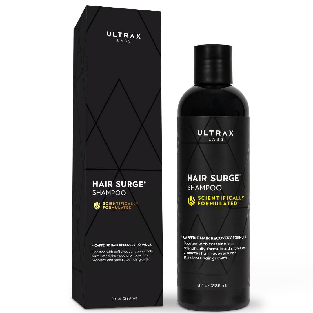 Ultrax Labs Hair Surge Extra Strength Formula Caffeine Hair Recovery Shampoo, 8 fl.oz / 236ml