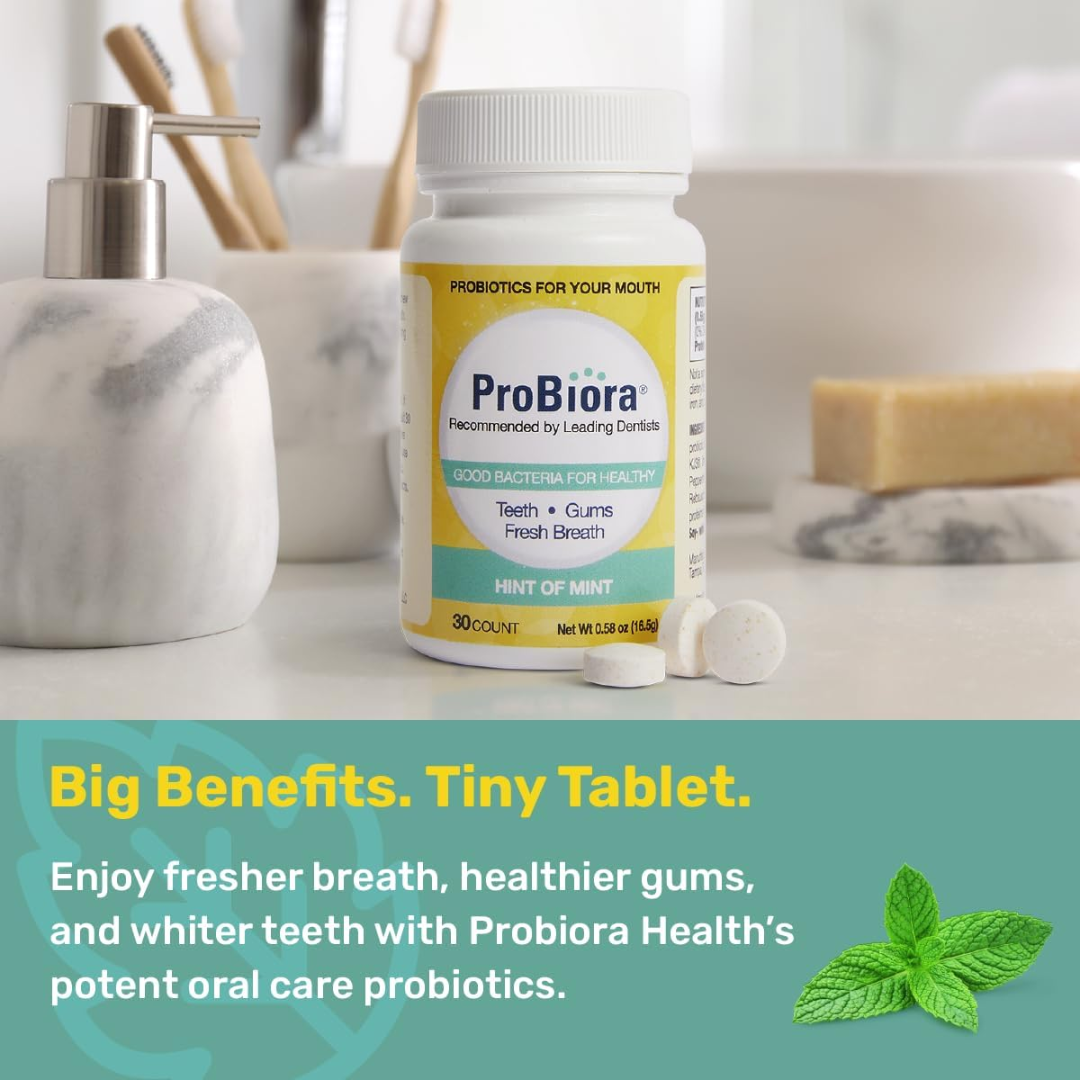 ProBiora Probiotics for your Teeth & Gums Hint of Mint, 30 Count