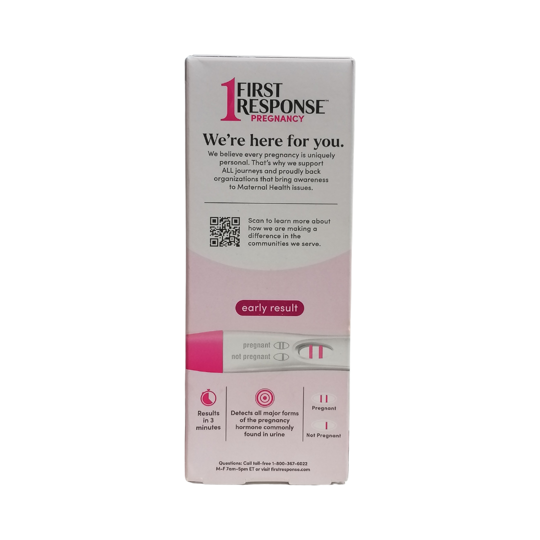 First Response Pregnancy Early Result 6 Days Sooner, 2 Tests