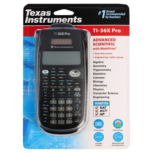 Texas Instruments TI-36X Pro Advance Engineering/Scientific Calculator with MathPrint, Black