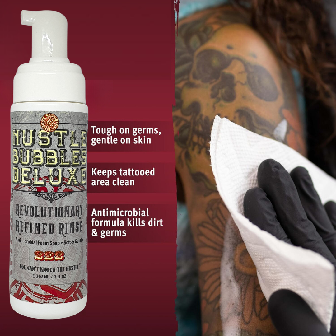 Hustle Butter Professional Tattoo Care Antibacterial Foaming Soap, 7 oz / 207 ml (NO BOX)