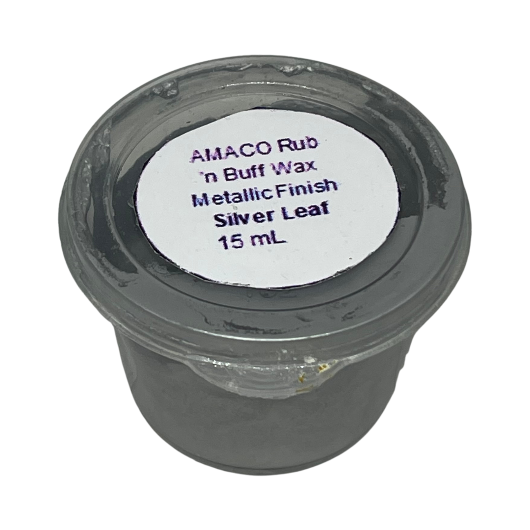 Trial Size Amaco Rub 'n Buff Wax Metallic Finish, 15 ml