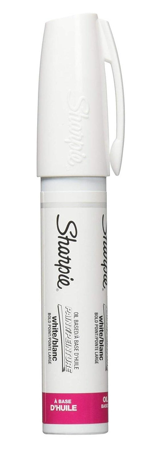 Sharpie Oil-Based Paint Marker, Bold Point Large White