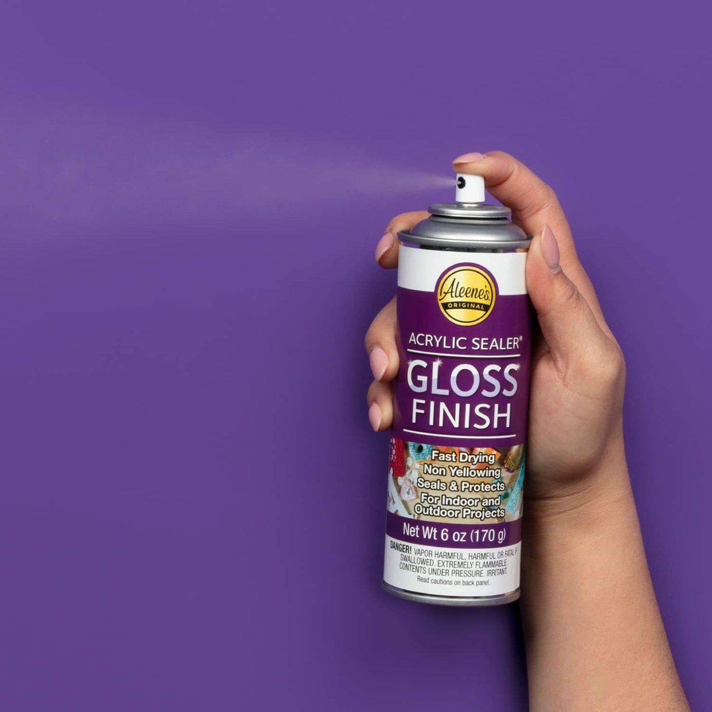 Aleene's Spray Acrylic Sealer, Gloss Finish, 170 g / 6 oz