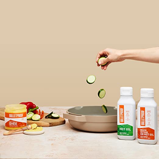 Bulletproof XCT MCT Oil Made with C10 and C8 MCT Oil, 32 Oz, Amplifies Energy, Keto Friendly
