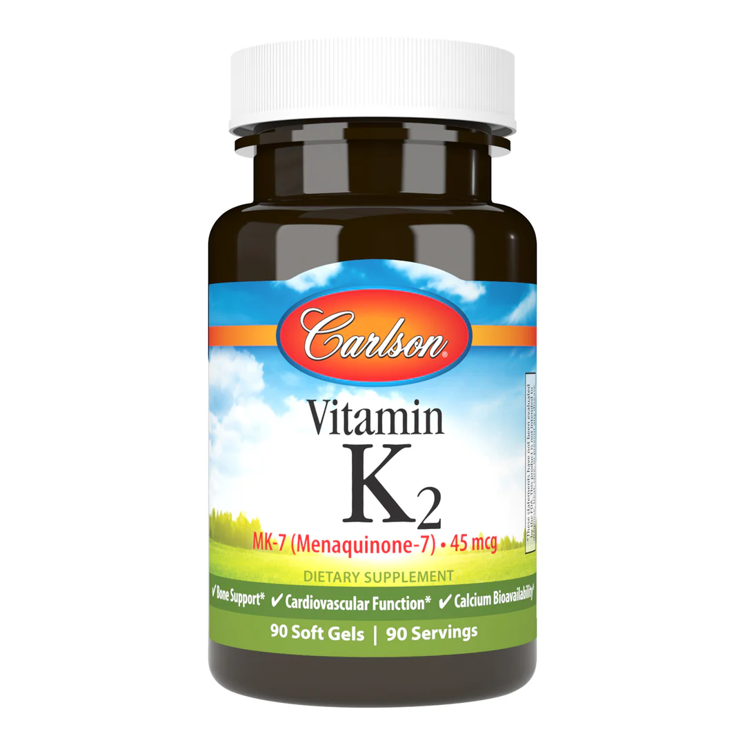 Carlson Vitamin K2 MK-7 90 Softgels Bone Support
