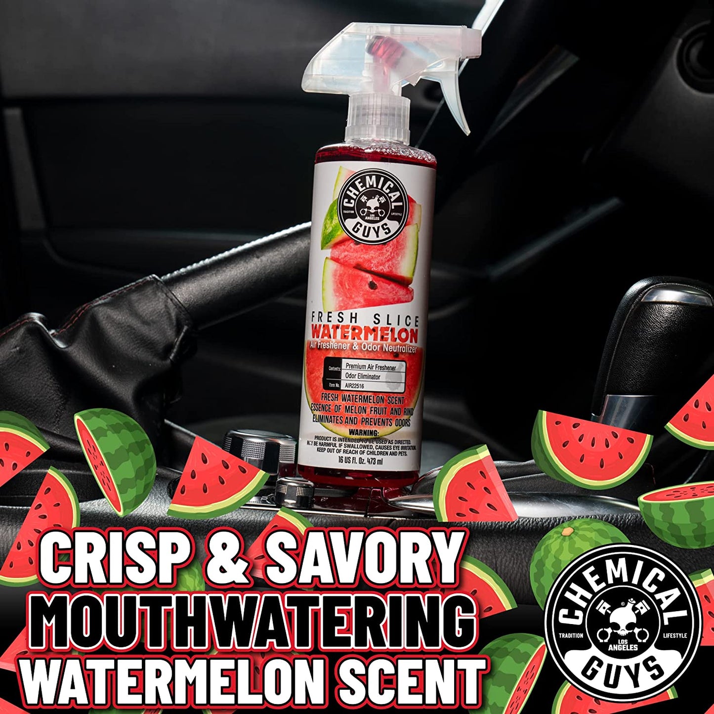 Chemical Guys Fresh Slice Watermelon AIR22516 Air Freshener & Odor Neutralizer - 473ml