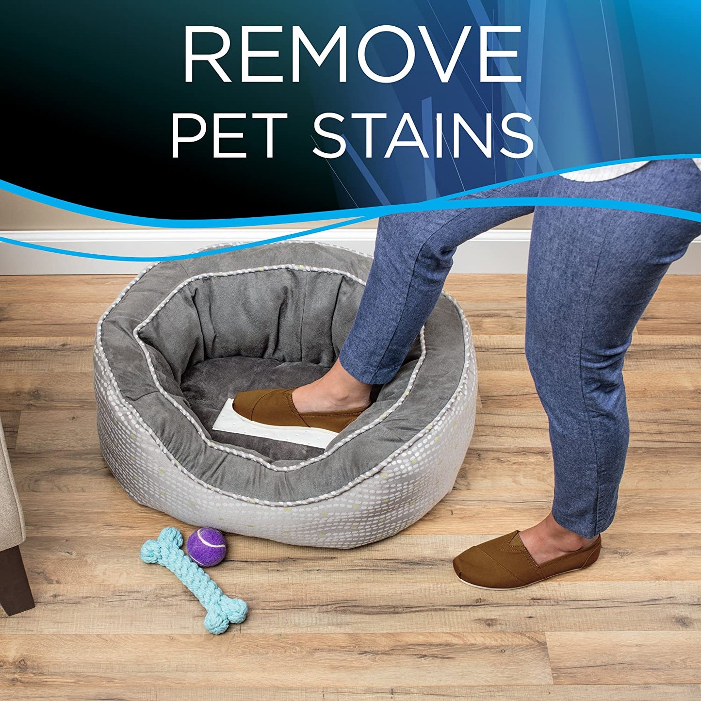 Bissell Stomp N Go Pet Stain Lifting Pad 4 in x 8.25 in (1 Premoistened Wrapped Pad)