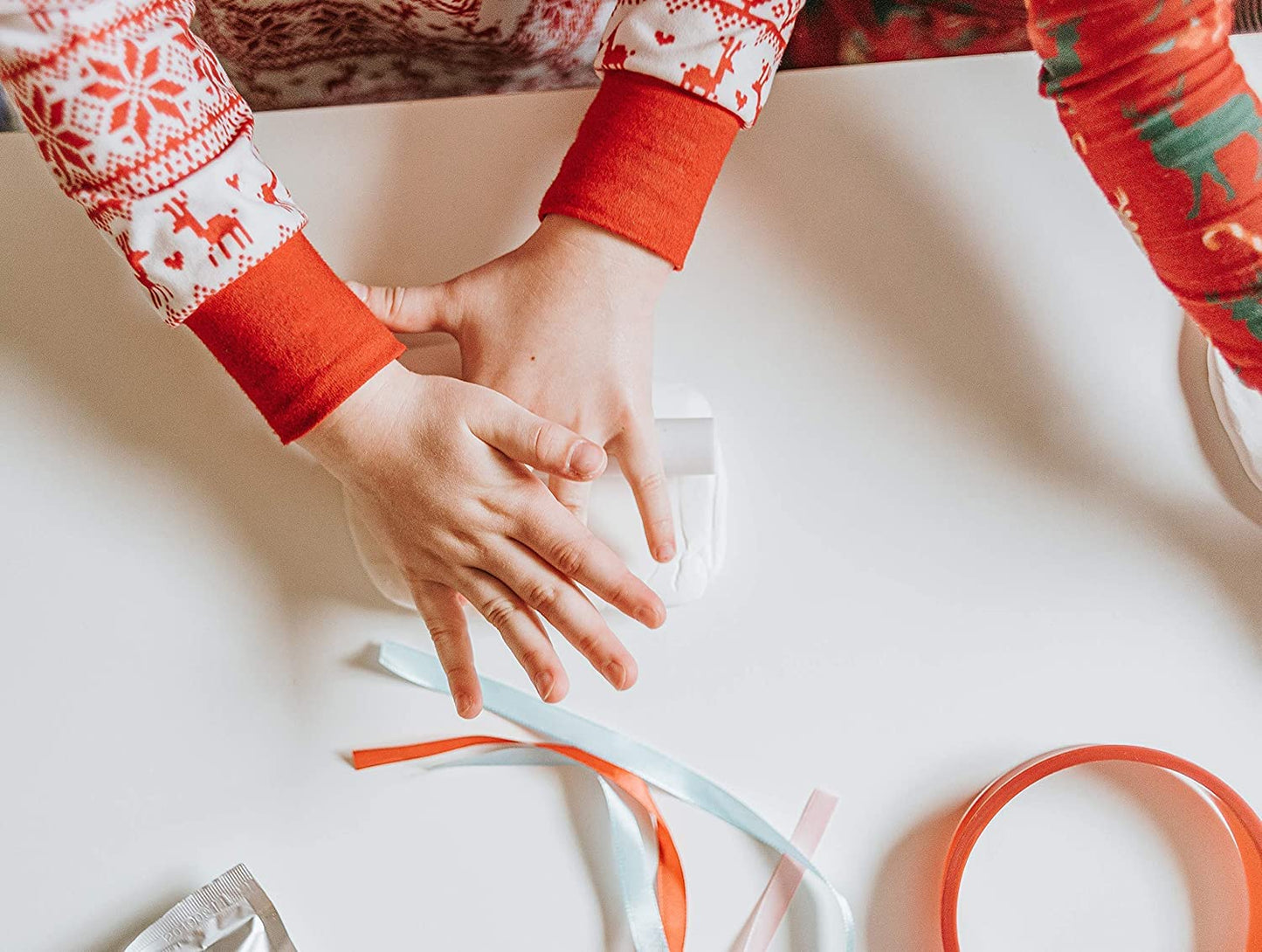 Baby Handprint Footprint Keepsake Ornament Kit (Makes 2)