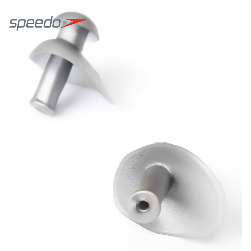 Speedo Ergo Ear Plugs, Silver, 1 Pair