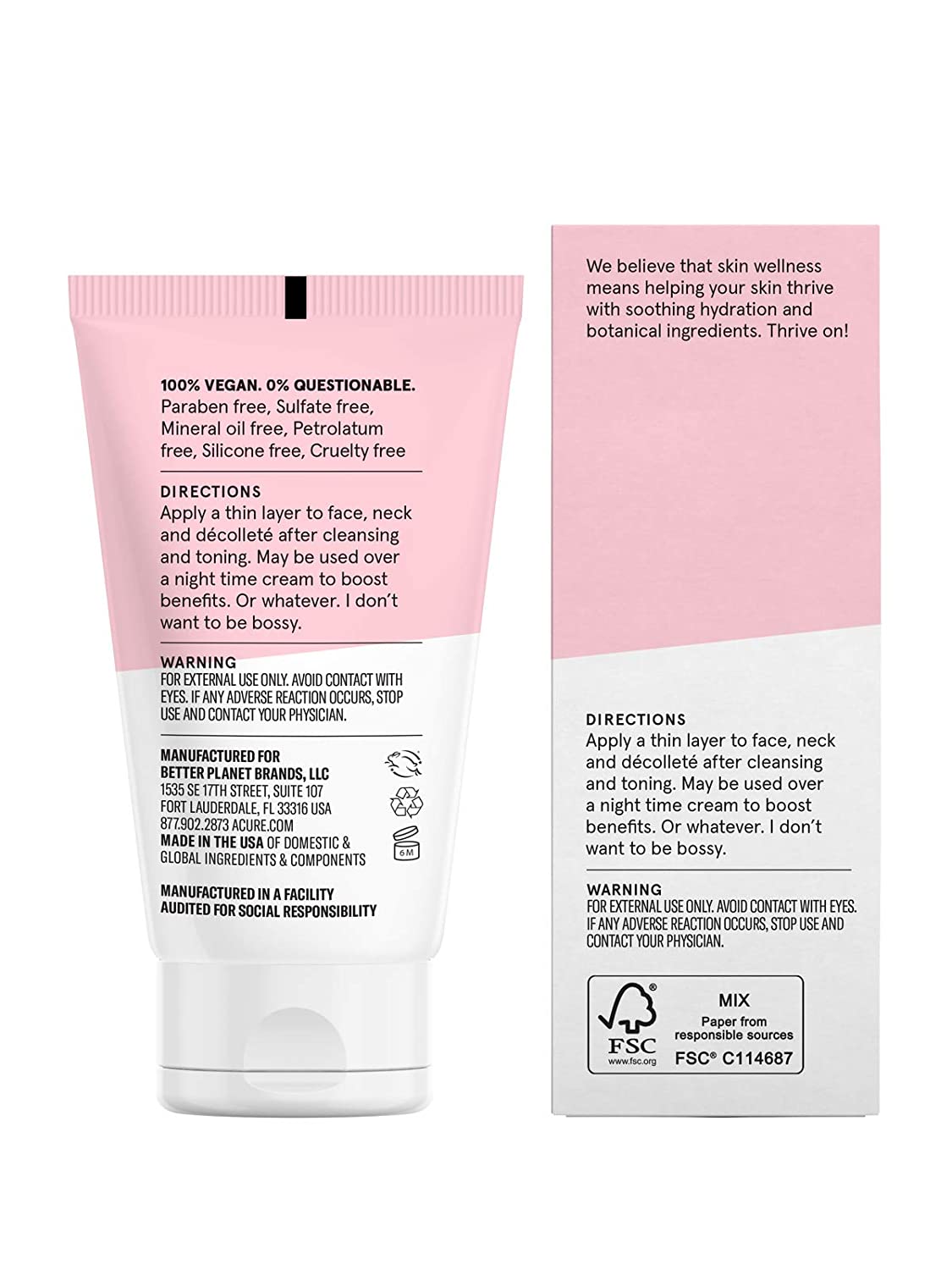 ACURE Seriously Soothing Cloud Cream with Argan Oil & Hyaluronic Acid, 1.7 fl.oz / 50ml