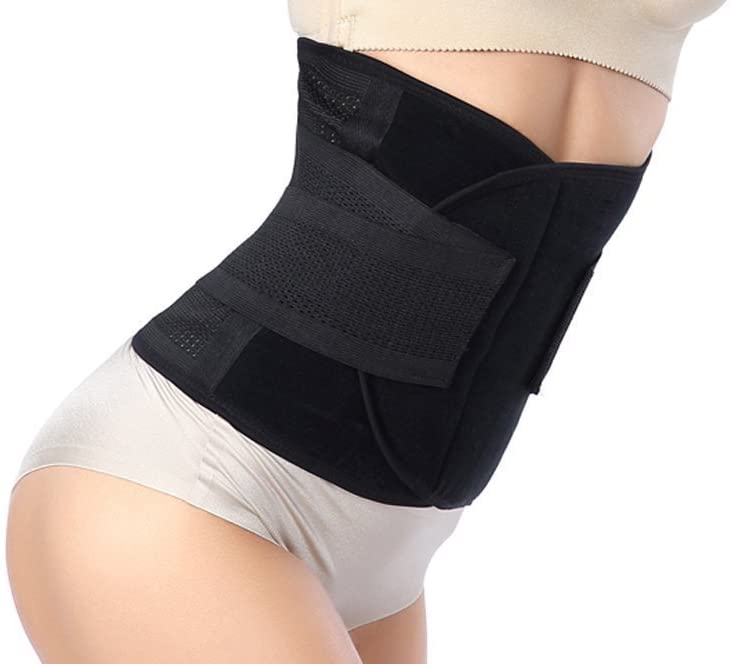 GOEGE Waist Trimmer Belt-Postpartum Postnatal Recovery Support Girdle Abdominal Binder, Medium